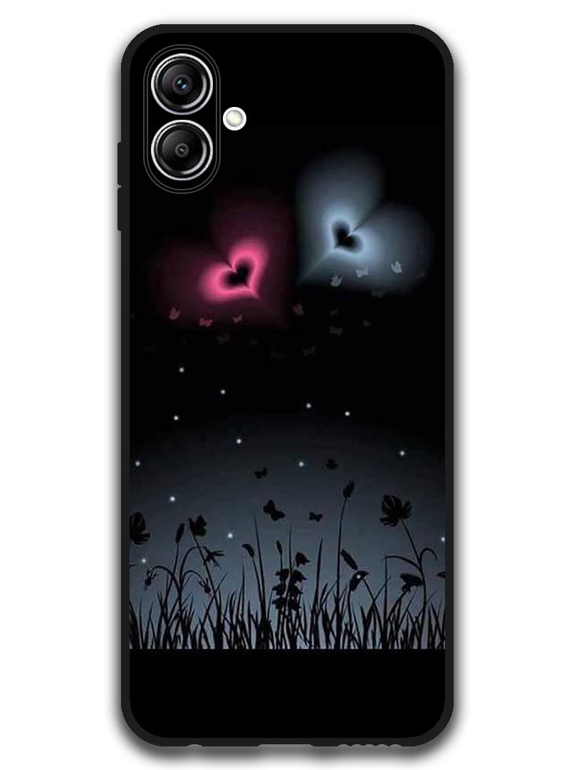 Theodor Case Compatible with Samsung Galaxy A07 6.7 Inch Protection Shockproof Bumper Cover Two Hearts (2) - Image 1